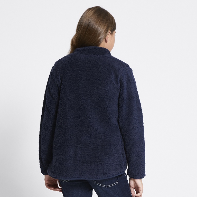 Teddy jacket "Cosy star" Dark Blue
